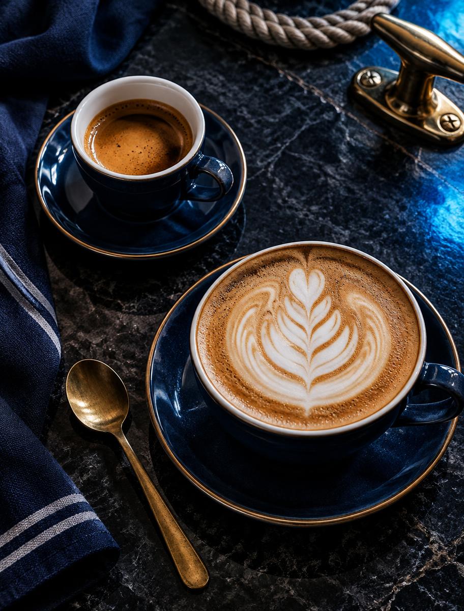 Kava z latte artom